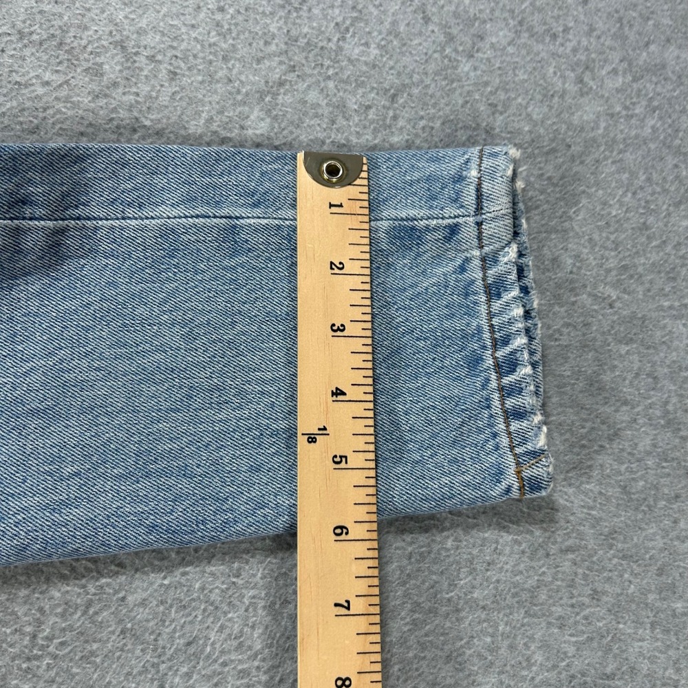 Levi's Jeans 501 Skinny Womens W25 L30 Light Blue Denim Classic Casual - Picture 12 of 16